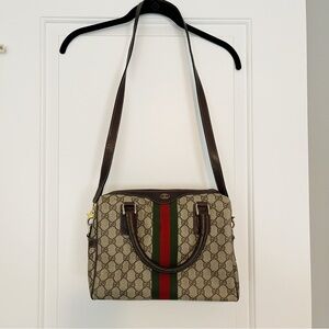 Gucci Vintage Ophidia Boston Bag